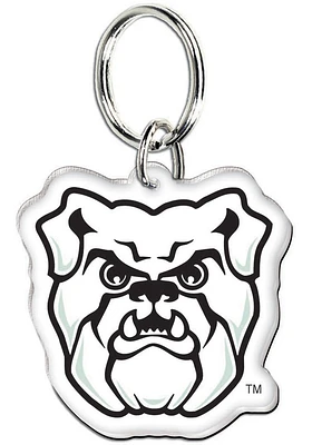 Butler Bulldogs Acrylic Keychain - White
