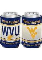 West Virginia Mountaineers State Plate Coolie