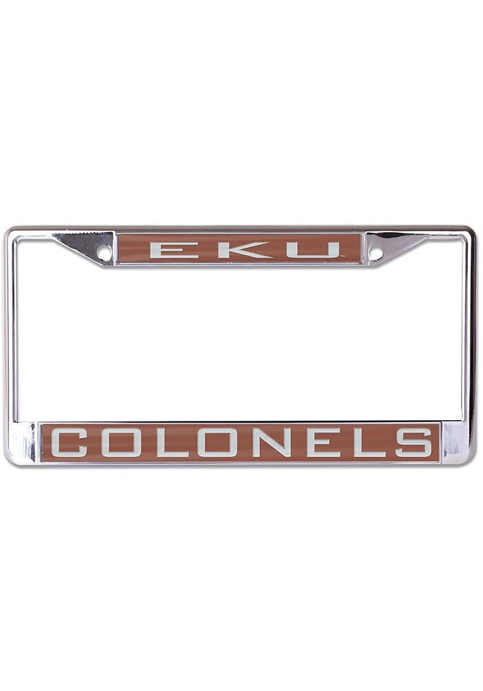 Eastern Kentucky Colonels Metallic License Plate Frame - Silver