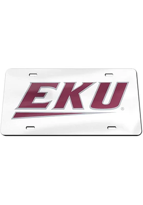 Eastern Kentucky Colonels Maroon Acrylic Car Accessory License Plate