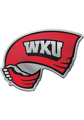 Western Kentucky Hilltoppers Acrylic Car Emblem - Red