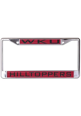 Western Kentucky Hilltoppers Metallic License Plate Frame - Red