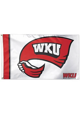 Western Kentucky Hilltoppers 3x5 Silk Screen Grommet Flag - Red