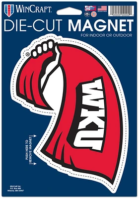 Western Kentucky Hilltoppers 6.25x9 Magnet