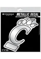 Cincinnati Bearcats 6x6 Colored Auto Decal - Red