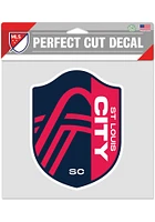 St Louis City SC 8x8 Colored Auto Decal - Navy Blue