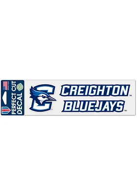 Creighton Bluejays 3x10 Auto Decal - Blue