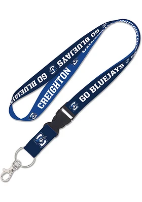 Creighton Bluejays slogan Lanyard - Blue