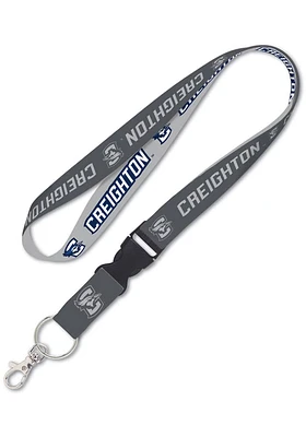 Creighton Bluejays charcoal Lanyard