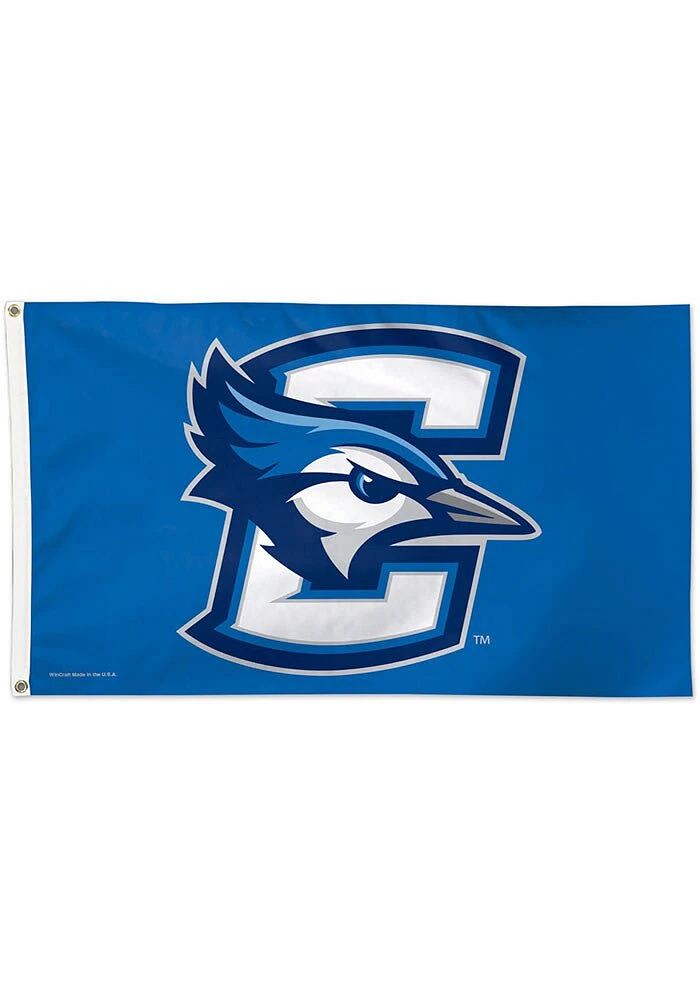 Creighton Bluejays 3x5 Blue Silk Screen Grommet Flag