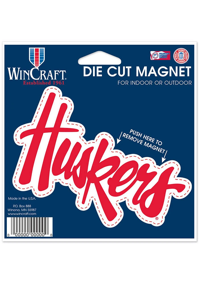 Nebraska Cornhuskers 4.5x6 Magnet