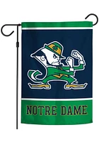 Notre Dame Fighting Irish Leprechaun 12 x 18 Inch Garden Flag - Green