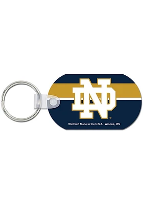 Notre Dame Fighting Irish Aluminum Keychain - Navy Blue