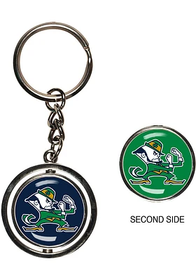 Notre Dame Fighting Irish Spinner Keychain - Navy Blue