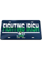 Notre Dame Fighting Irish Navy Blue Duo Acrylic Car Accessory License Plate