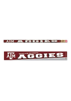 Texas A&M Aggies 6 Pack Pencil