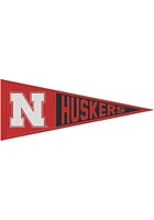 Nebraska Cornhuskers 13x32 Primary Logo Pennant - Red