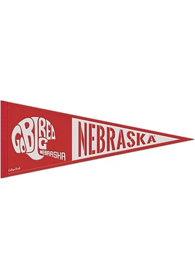 Nebraska Cornhuskers 13x32 Vault Logo Pennant