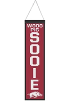 Arkansas Razorbacks 8x32 Slogan Banner - Red