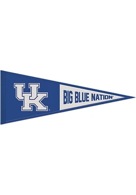 Kentucky Wildcats 13x32 Slogan Pennant - Blue
