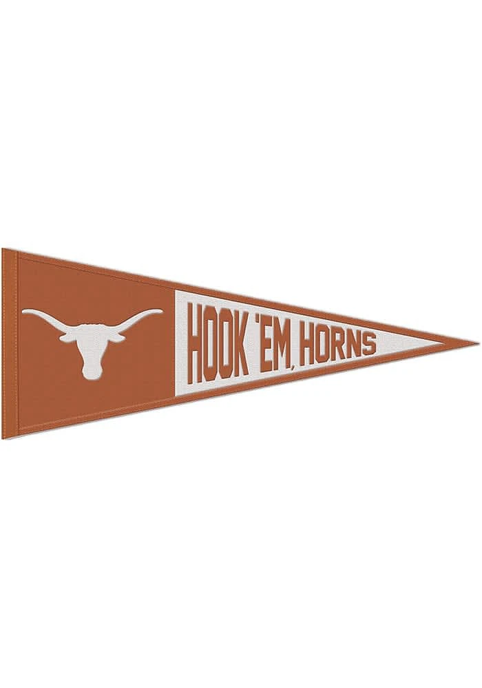 Texas Longhorns 13x32 Slogan Pennant - Burnt Orange