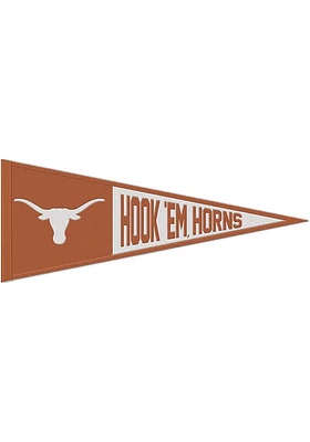 Texas Longhorns 13x32 Slogan Pennant - Burnt Orange