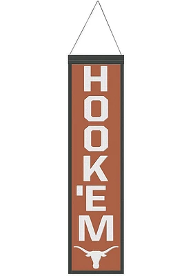 Texas Longhorns 8x32 Slogan Banner - Burnt Orange