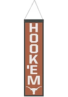 Texas Longhorns 8x32 Slogan Banner - Burnt Orange