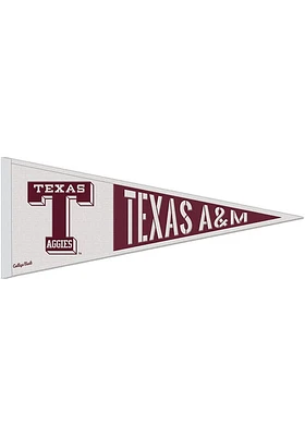 Texas A&M Aggies 13x32 Vault Logo Pennant - Maroon
