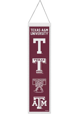 Texas A&M Aggies 8x32 Evolution Banner - Maroon