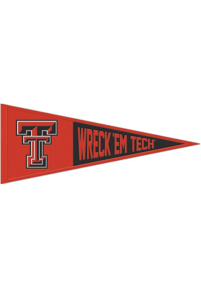 Texas Tech Red Raiders 13x32 Slogan Pennant - Black