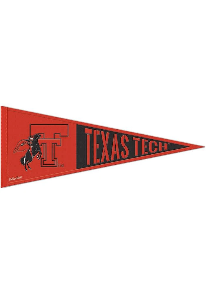 Texas Tech Red Raiders 13x32 Vault Logo Pennant - Black