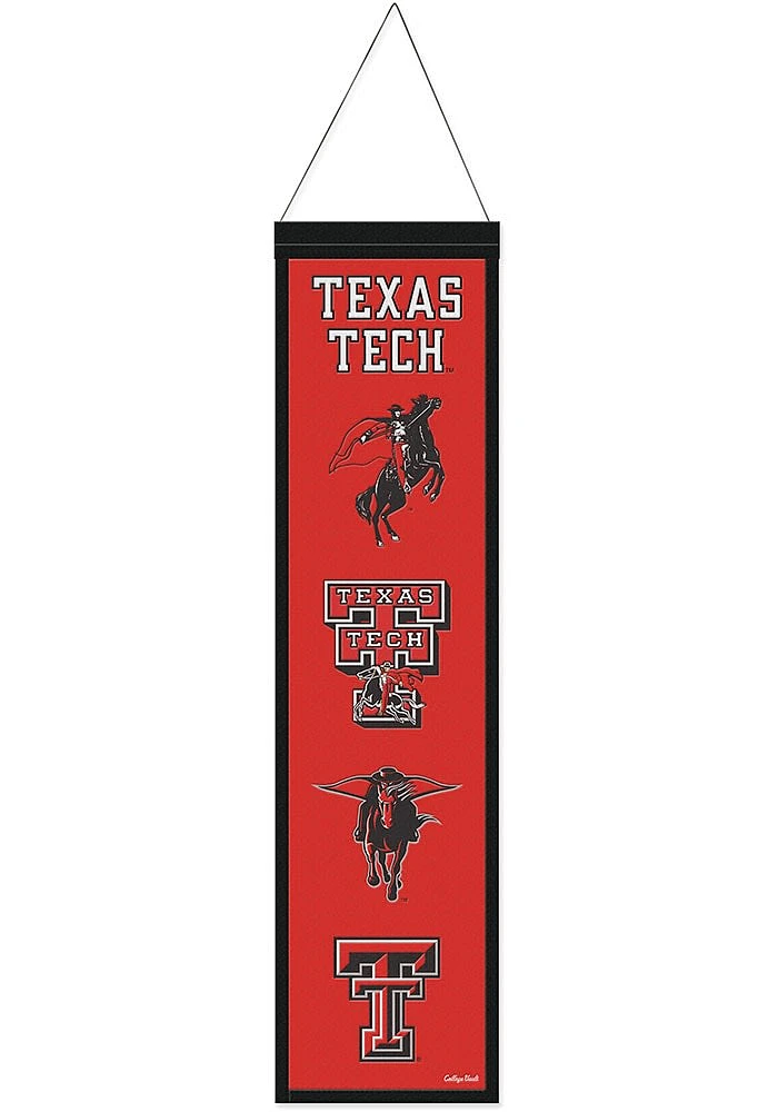 Texas Tech Red Raiders 8x32 Evolution Banner - Black