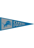 Detroit Lions 13x32 Slogan Pennant - Blue