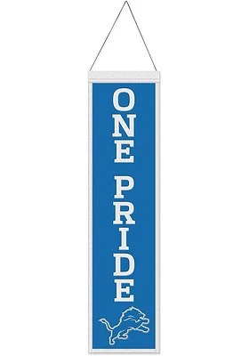 Detroit Lions 8x32 Slogan Banner - Blue