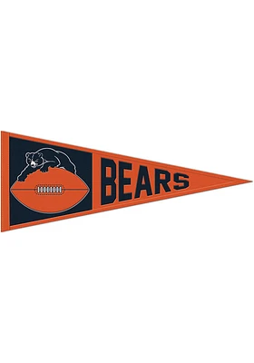 Chicago Bears 13x32 Retro Pennant - Navy Blue