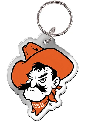 Oklahoma State Cowboys freeform Keychain - Orange