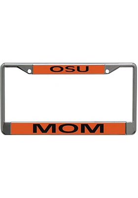 Oklahoma State Cowboys mom License Plate Frame - Orange