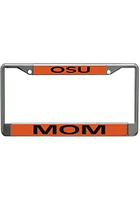 Oklahoma State Cowboys mom License Plate Frame - Orange