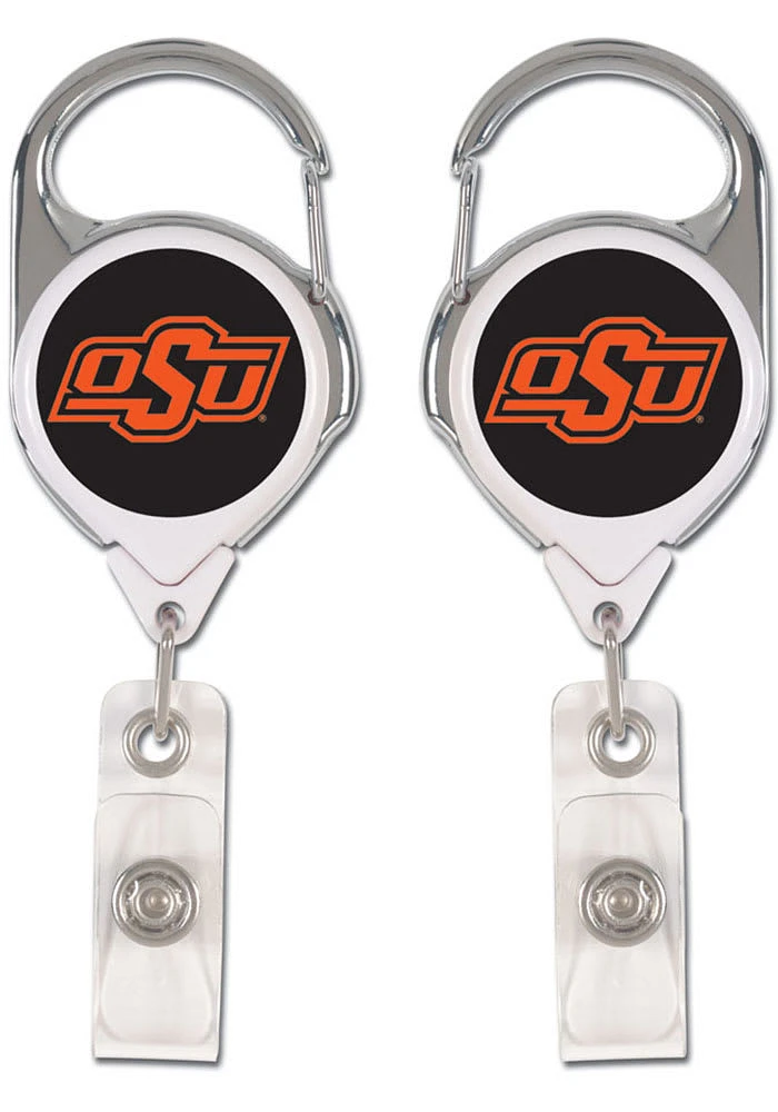 Oklahoma State Cowboys 2 sided Badge Holder