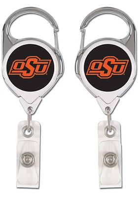 Oklahoma State Cowboys 2 sided Badge Holder