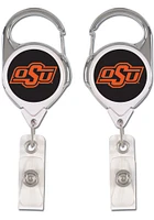 Oklahoma State Cowboys 2 sided Badge Holder