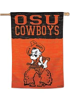 Oklahoma State Cowboys vault 28x40 Banner - Orange