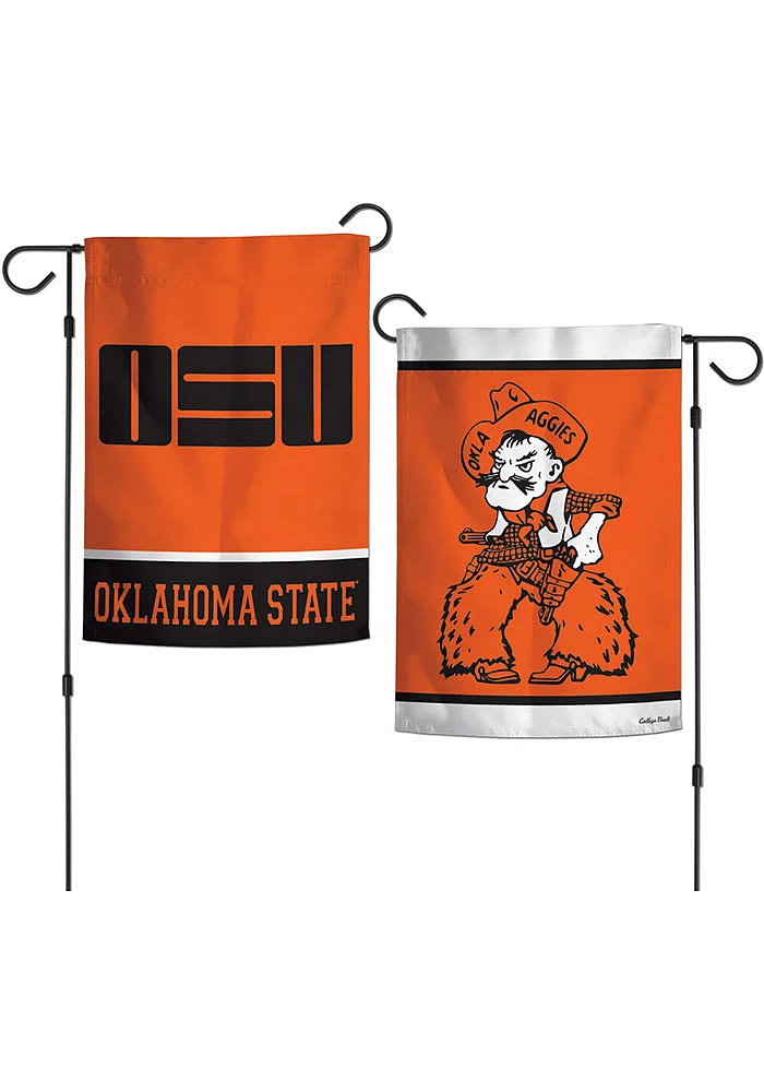 Oklahoma State Cowboys vault 12x18 Garden Flag - Orange