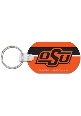 Oklahoma State Cowboys aluminum Keychain - Orange