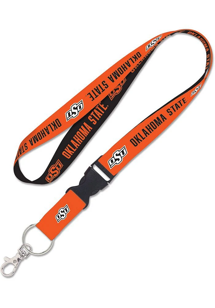 Oklahoma State Cowboys Reversible Lanyard - Orange