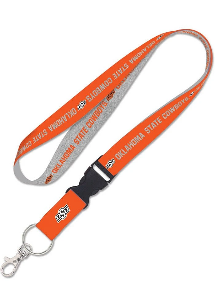 Oklahoma State Cowboys heather orange Lanyard