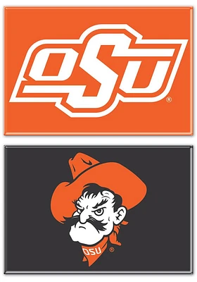 Oklahoma State Cowboys rectangle 2pk Magnet