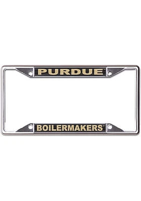 Purdue Boilermakers Printed License Plate Frame - Black