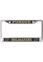 Purdue Boilermakers Carbon License Plate Frame - Black